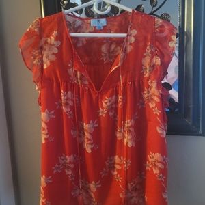 Cece lightweight blouse